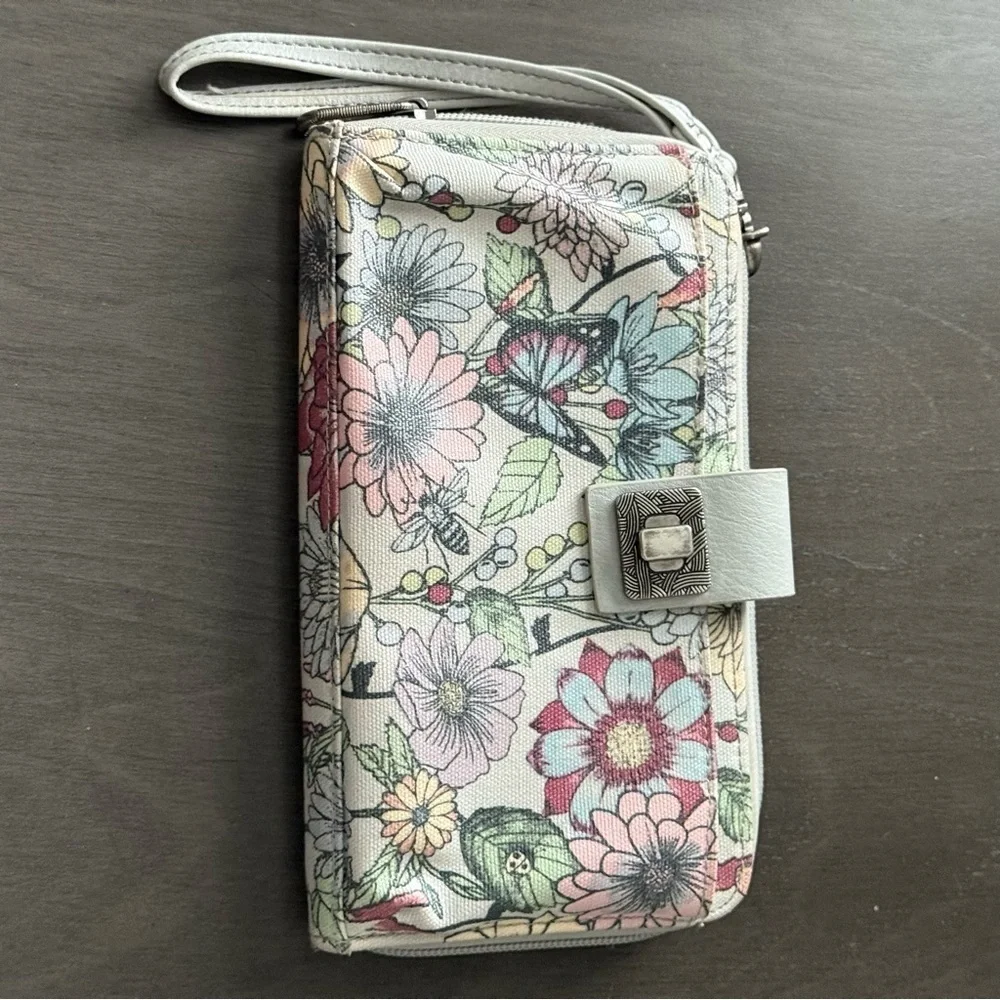 Sakroots Floral Wristlet Wallet